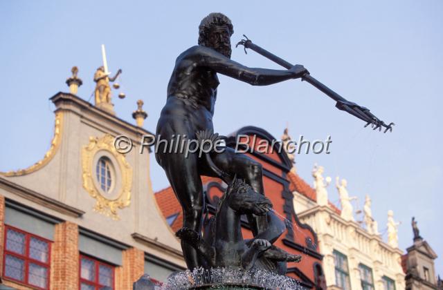 pologne gdansk 04.JPG - Fontaine de NeptuneGdanskPoméranie, Pologne